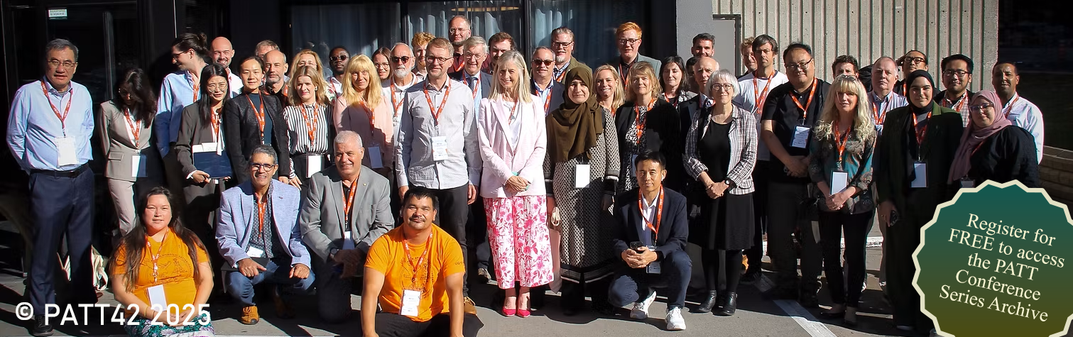 Group photograph of delegates from the last day of PATT42 Montreal 2025